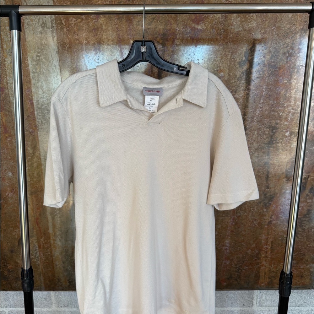 Versace | Beige Polo Shirt